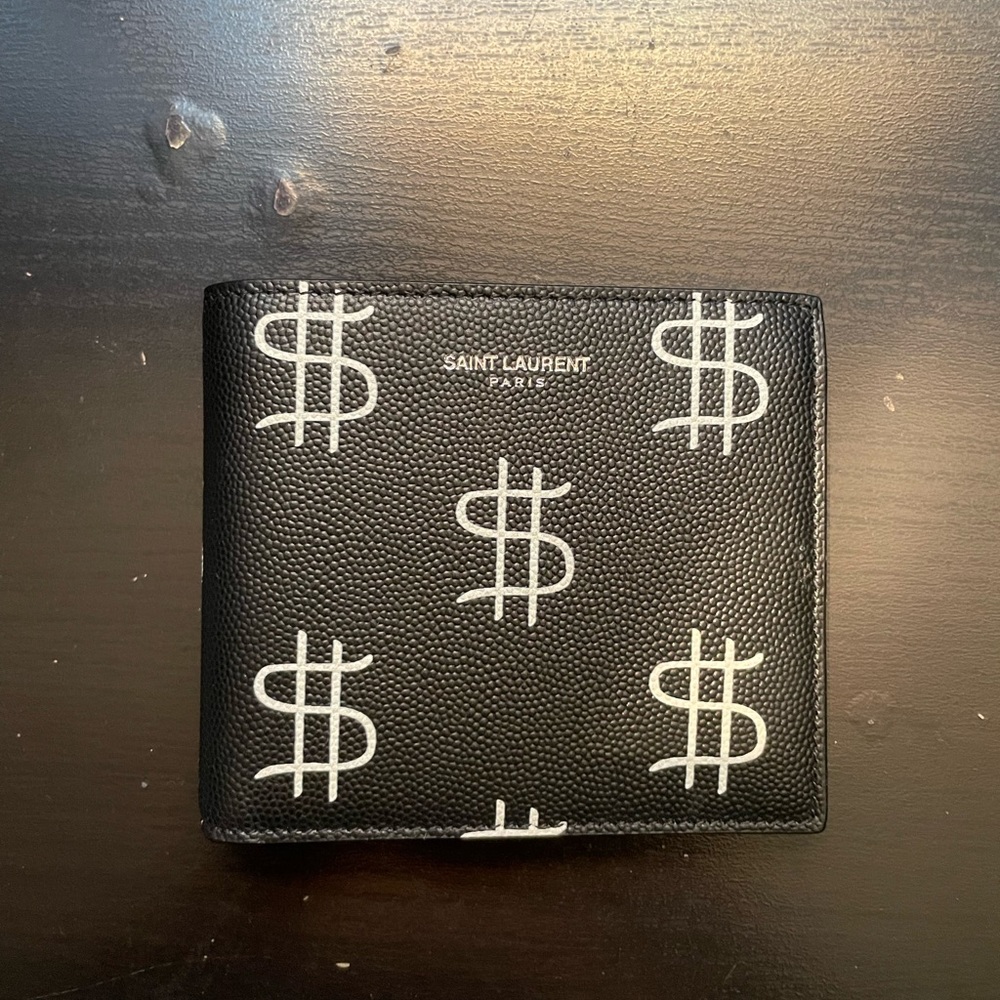 Brand New Saint Laurent Bi Fold Wallet